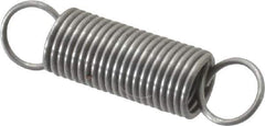 Made in USA - 3/16" OD, 2.16 Lb Max Load, 1.43" Max Ext Len, 0.02" Wire Diam Spring - 2.28 Lb/In Rating, 0.27 Lb Init Tension, 3/4" Free Length - Apex Tool & Supply