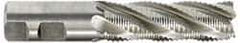 Niagara Cutter - 5/8" Diam, Coarse Pitch, 1-1/4" LOC, 4 Flute Cobalt Roughing Square End Mill - Uncoated, 3-3/8" OAL, 5/8" Shank Diam, Single End, 30° Helix - Apex Tool & Supply