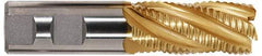 Hertel - 20mm Diam, Fine Pitch, 75mm LOC, 4 Flute Cobalt Roughing Square End Mill - TiCN Finish, 141mm OAL, 20mm Shank Diam, Single End, Centercutting, 30° Helix - Apex Tool & Supply