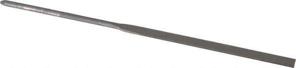 Grobet - 5-1/2" Needle Precision Swiss Pattern Round File - Round Handle - Apex Tool & Supply