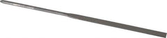 Grobet - 5-1/2" Needle Precision Swiss Pattern Round File - Round Handle - Apex Tool & Supply