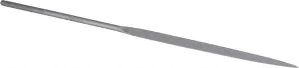 Grobet - 6-1/4" Needle Precision Swiss Pattern Marking File - Round Handle - Apex Tool & Supply
