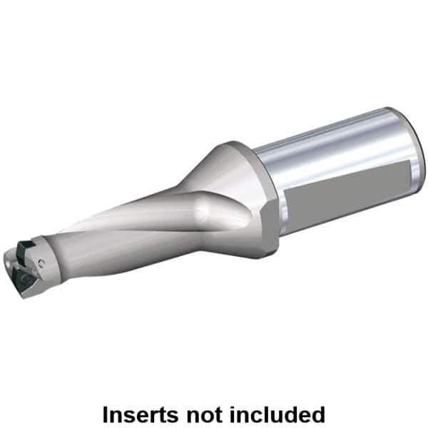 Kennametal - 146mm Max Drill Depth, 2.5xD, 77mm Diam, Indexable Insert Drill - 2 Inserts, 50mm Shank Diam, Whistle Notch Shank - Apex Tool & Supply