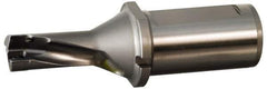 Kennametal - 52.5mm Max Drill Depth, 3xD, 17.5mm Diam, Indexable Insert Drill - 2 Inserts, 63/64" Shank Diam, Whistle Notch Shank - Apex Tool & Supply