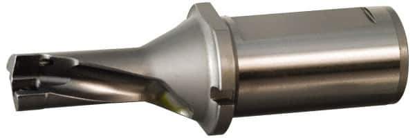 Kennametal - 60mm Max Drill Depth, 4xD, 15mm Diam, Indexable Insert Drill - 2 Inserts, 20mm Shank Diam, Whistle Notch Shank - Apex Tool & Supply