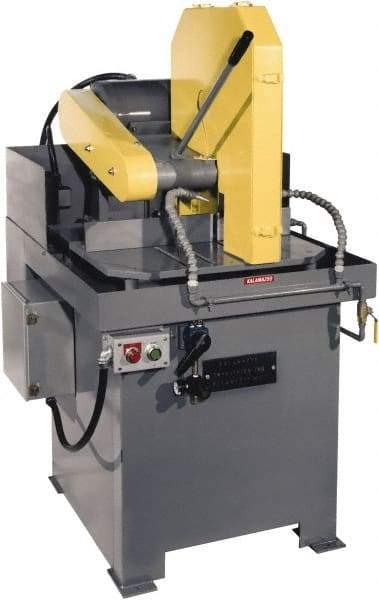 Kalamazoo - 20" Blade Diam, 1" Arbor Hole, Straight Chop & Cutoff Saw - 1,550 RPM, 20 hp, 220/440 Volts, 3 Phase - Apex Tool & Supply