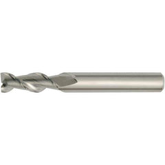 Kennametal - 0.551", 2 Flute, Single End, Solid Carbide, Corner Chamfer End Mill - 83mm OAL, 45° Helix, Right Hand Flute, 32mm LOC, Right Hand Cut - Apex Tool & Supply
