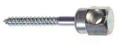 ITW Buildex - 3/8" Zinc-Plated Steel Horizontal (Cross Drilled) Mount Threaded Rod Anchor - 5/8" Diam x 2-1/2" Long, 2,249 Lb Ultimate Pullout, For Use with Wood - Apex Tool & Supply