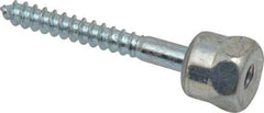 ITW Buildex - 1/4" Zinc-Plated Steel Vertical (End Drilled) Mount Threaded Rod Anchor - 5/8" Diam x 2" Long, 1,760 Lb Ultimate Pullout, For Use with Wood - Apex Tool & Supply