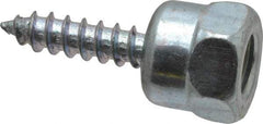 Buildex - 3/8" Zinc-Plated Steel Vertical (End Drilled) Mount Threaded Rod Anchor - 5/8" Diam x 1" Long, 670 Lb Ultimate Pullout, For Use with Wood - Apex Tool & Supply