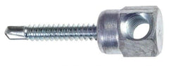 ITW Buildex - 3/8" Zinc-Plated Steel Horizontal (Cross Drilled) Mount Threaded Rod Anchor - 5/8" Diam x 1" Long, 1,477 Lb Ultimate Pullout, For Use with Steel - Apex Tool & Supply