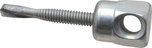 ITW Buildex - 3/8" Zinc-Plated Steel Horizontal (Cross Drilled) Mount Threaded Rod Anchor - 5/8" Diam x 1-1/2" Long, 970 Lb Ultimate Pullout, For Use with Steel - Apex Tool & Supply