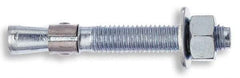 Red Head - 5/8" Diam, 5/8" Drill, 5" OAL, 1-5/8" Min Embedment Wedge Expansion Concrete Anchor - 316 Stainless Steel, Hex Nut Head, Hex Drive, 3-1/4" Thread Length - Apex Tool & Supply