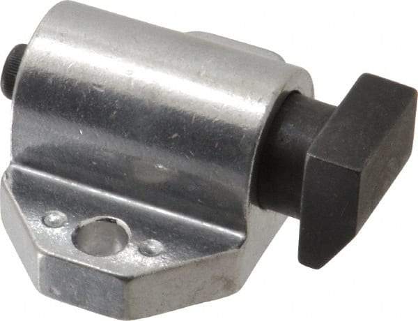 Gibraltar - 2" Body Width x 1-3/8" Body Len, 1/4" Stroke Len, 1-1/2" Btw Mt Hole Ctrs, 1-7/32" Btw Mt Hole & Edge, Tangless Square Spring Locating Stop - 32 Lb Mid End Force, 3/4" Stop Head Width x 3/4" Stop Head Height - Apex Tool & Supply