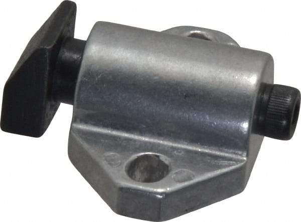 Gibraltar - 1-1/2" Body Width x 1" Body Len, 3/16" Stroke Len, 1-1/8" Btw Mt Hole Ctrs, 7/8" Btw Mt Hole & Edge, Tangless Square Spring Locating Stop - 14 Lb Mid End Force, 5/8" Stop Head Width x 5/8" Stop Head Height - Apex Tool & Supply