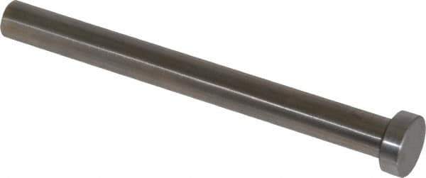 Gibraltar - 9mm Pin Diam, 14mm Head Diam x 5mm Head Height, 100mm OAL, Straight Ejector Pin - Steel, 95mm Pin Length - Apex Tool & Supply