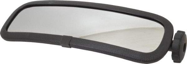 Made in USA - Indoor & Outdoor Convex Safety, Traffic & Inspection Mirrors - Glass Lens, 4" High - Apex Tool & Supply