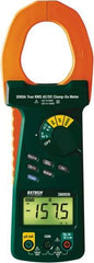 Extech - 380926, CAT IV, Digital True RMS Auto Ranging Clamp Meter with 2" Clamp On Jaws - 1000 VAC/VDC, 2000 AC/DC Amps, Measures Voltage, Capacitance, Current, Frequency, Resistance - Apex Tool & Supply