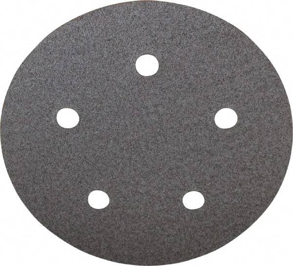 Norton - 5" Diam, 80 Grit, Aluminum Oxide Hook & Loop Disc - Medium Grade, Coated, B Weight Paper Backing, Series A275 - Apex Tool & Supply