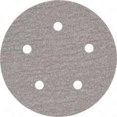 Norton - 5" Diam, 100 Grit, Aluminum Oxide Hook & Loop Disc - Fine Grade, Coated, B Weight Paper Backing, Series A275 - Apex Tool & Supply