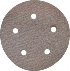 Norton - 5" Diam, 150 Grit, Aluminum Oxide Hook & Loop Disc - Very Fine Grade, Coated, B Weight Paper Backing, Series A275 - Apex Tool & Supply