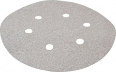 Norton - 6" Diam, 80 Grit, Aluminum Oxide Hook & Loop Disc - Medium Grade, Coated, B Weight Paper Backing, Series A275 - Apex Tool & Supply