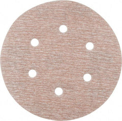 Norton - 6" Diam, 280 Grit, Aluminum Oxide Hook & Loop Disc - Extra Fine Grade, Coated, B Weight Paper Backing, Series A275 - Apex Tool & Supply
