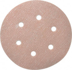 Norton - 6" Diam, 800 Grit, Aluminum Oxide Hook & Loop Disc - Extra Fine Grade, Coated, B Weight Paper Backing, Series A275 - Apex Tool & Supply
