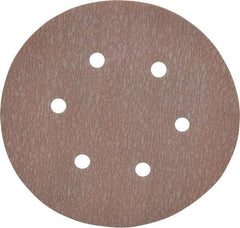 Norton - 6" Diam, 1,000 Grit, Aluminum Oxide Hook & Loop Disc - Super Fine Grade, Coated, B Weight Paper Backing, Series A275 - Apex Tool & Supply