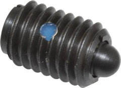 TE-CO - 1/2-13, 3/4" Thread Length, 0.151" Plunger Projection, Steel Threaded Spring Plunger - Apex Tool & Supply