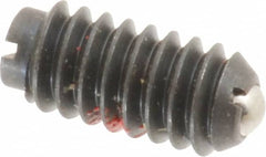TE-CO - 1/4-20, 0.125" Ball Diam, 17/32" Body Length, 0.035" Max Ball Reach, Threaded Ball Plunger - Apex Tool & Supply