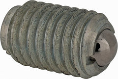 TE-CO - 5/8-11, 0.375" Ball Diam, 63/64" Body Length, 0.096" Max Ball Reach, Threaded Ball Plunger - Apex Tool & Supply
