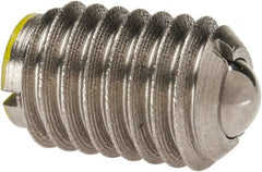 TE-CO - 1/2-13, 0.281" Ball Diam, 3/4" Body Length, 0.072" Max Ball Reach, Threaded Ball Plunger - Apex Tool & Supply