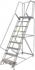 Ballymore - Rolling & Wall Mounted Ladders & Platforms Type: Rolling Warehouse Ladder Style: Rolling Safety Ladder - Apex Tool & Supply