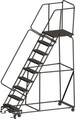 Ballymore - Rolling & Wall Mounted Ladders & Platforms Type: Rolling Warehouse Ladder Style: Rolling Safety Ladder - Apex Tool & Supply