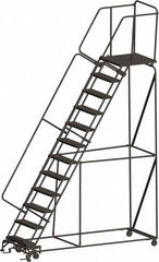 Ballymore - Rolling & Wall Mounted Ladders & Platforms Type: Rolling Warehouse Ladder Style: Rolling Safety Ladder - Apex Tool & Supply