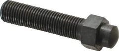 Gibraltar - 3/8-24, 2" OAL Adjustable Locating Screw - 1/2" Width Across Flats, 1/4 Hex Height, Steel, Black Oxide Finish - Apex Tool & Supply