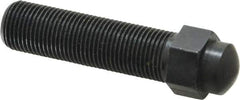 Gibraltar - 5/8-18, 3" OAL Adjustable Locating Screw - 3/4" Width Across Flats, 3/8 Hex Height, Steel, Black Oxide Finish - Apex Tool & Supply