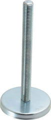 Gibraltar - 5/8-11 Bolt Thread, Stud Mount Leveling Pad & Mount - 500 Max Lb Capacity, 3-3/16" Base Diam, 6" Thread Length - Apex Tool & Supply
