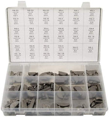 Made in USA - Key & Keyway Assortments Type: Woodruff Keys Number of Pieces: 350 - Apex Tool & Supply