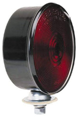 Peterson - 4-1/4" Diam, Red Lens & Reflector - Plastic - Apex Tool & Supply