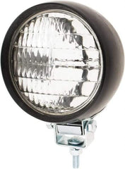 Peterson - 4-3/4" Diam, Clear Lens & Reflector - Rubber, 12 Volt - Apex Tool & Supply