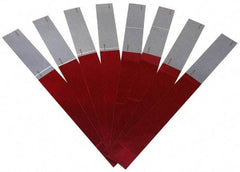 Peterson - 18" Long x 2" Wide, Red/White Lens & Reflector - Plastic - Apex Tool & Supply