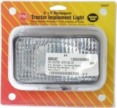 Peterson - 5" Long x 3" Wide, Clear Lens & Reflector - Plastic, 12 Volt - Apex Tool & Supply