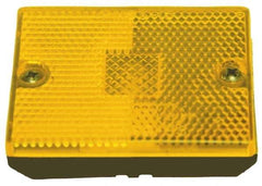 Peterson - 2-3/4" Long x 2-1/8" Wide, Red Lens & Reflector - Plastic, 12 Volt - Apex Tool & Supply