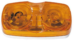 Peterson - 4" Long x 2" Wide, Amber Lens & Reflector - Plastic, 12 Volt - Apex Tool & Supply