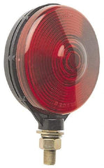 Peterson - 4-1/8" Diam, Red Lens & Reflector - Plastic, 12 Volt - Apex Tool & Supply