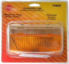 Peterson - 6-3/8" Long x 3-1/2" Wide, Clear Lens & Reflector - Plastic, 12 Volt - Apex Tool & Supply