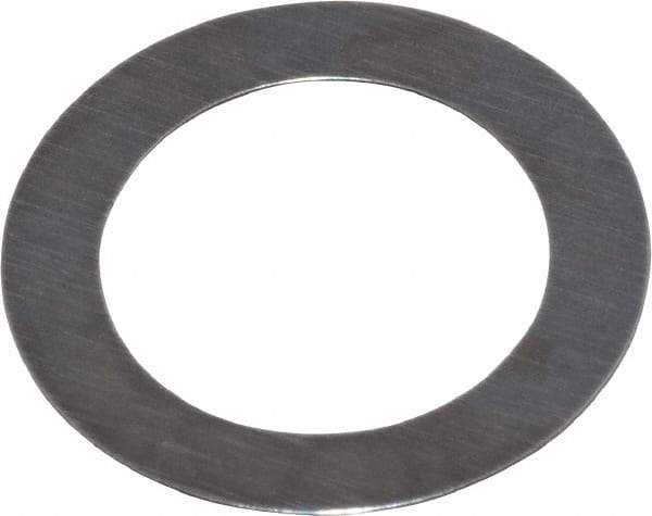 Precision Brand - 0.005" Thick, 3/8" Inside x 0.557" OD, Shortening Shim - 3/8" Screw, 1095 Spring Steel - Apex Tool & Supply