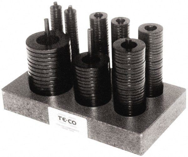 TE-CO - Washer Assortments Type: Flat Number of Pieces: 40 - Apex Tool & Supply